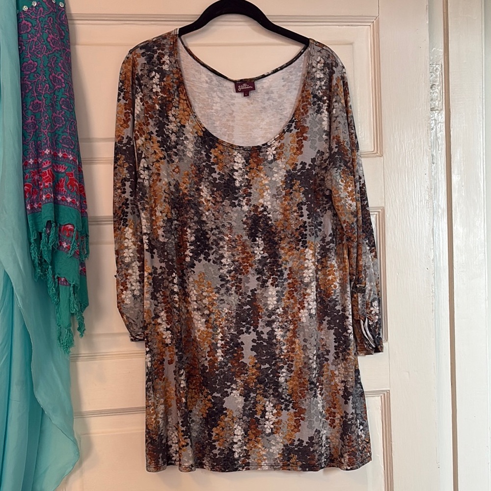 Salaam Fall leaves Tunic Top